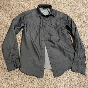 Kimes Ranch pearl snap shirt sz small